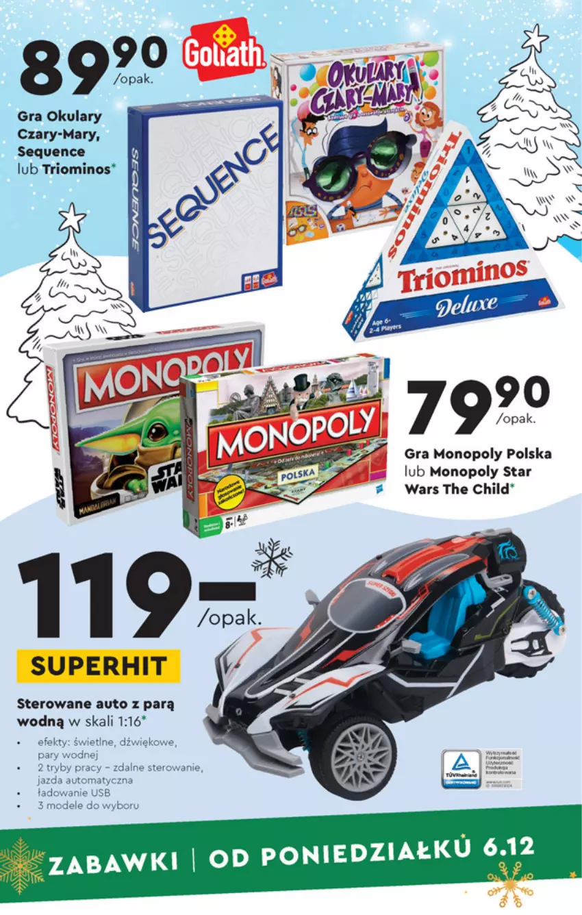 Gazetka promocyjna Biedronka - Okazje tygodnia - ważna 06.12 do 22.12.2021 - strona 22 - produkty: Gra, Monopoly, Star Wars