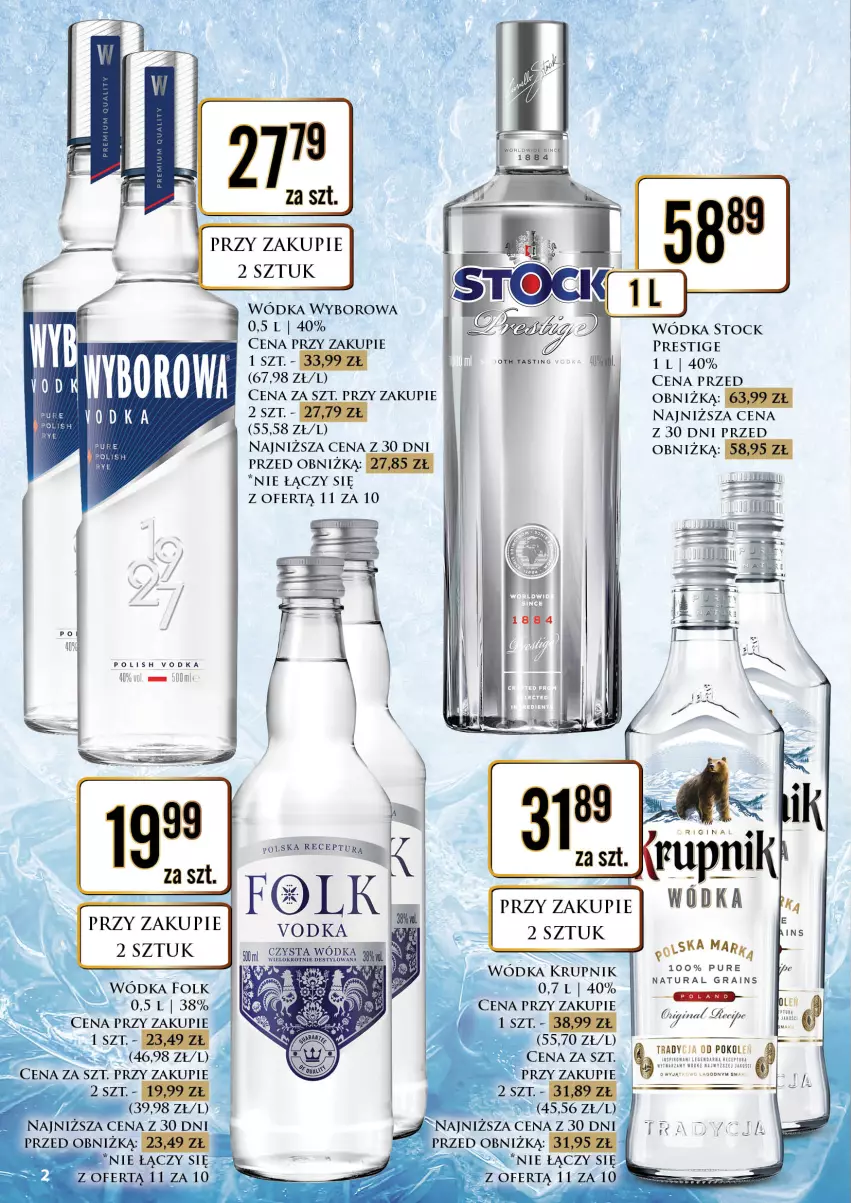 Gazetka promocyjna Dino - Oferta alkoholowa - ważna 21.08 do 22.08.2026 - strona 2 - produkty: Gra, Krupnik, Pur, Stock, Wódka, Wyborowa