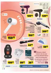 Gazetka promocyjna Carrefour - Gazetka Jesienna uroda pełna uroku - Gazetka - ważna od 24.09 do 24.09.2022 - strona 20 - produkty: Babyliss, Noż, Gra, Remington, Waga łazienkowa, Lokówka, Masażer, Isana, Suszarka, Waga, Lampa, Kokos, Fa