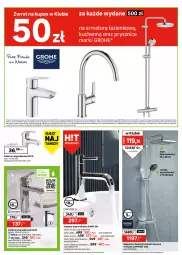 Gazetka promocyjna Leroy Merlin - Gazetka Leroy Merlin - Gazetka - ważna od 24.06 do 24.06.2025 - strona 20 - produkty: Bateria umywalkowa, Sok, Ser, Gra, Miska wisząca, Termos, Deska wolnoopadająca, Tran, Bateria, Grohe, Olej, Miska