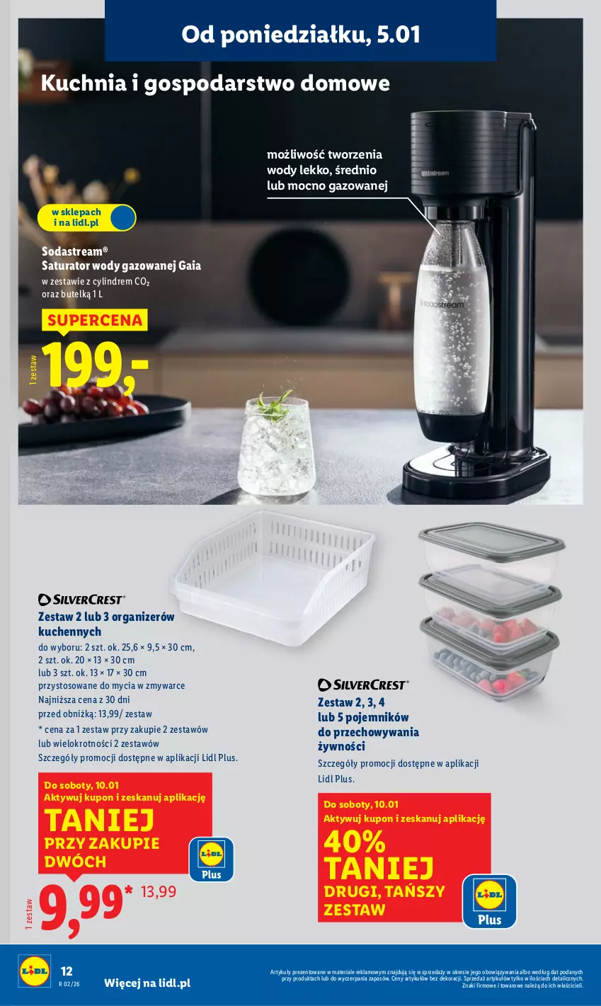 Gazetka promocyjna Lidl - GAZETKA - ważna 05.01 do 10.01.2026 - strona 14 - produkty: Kuchnia, Organizer, Pojemnik