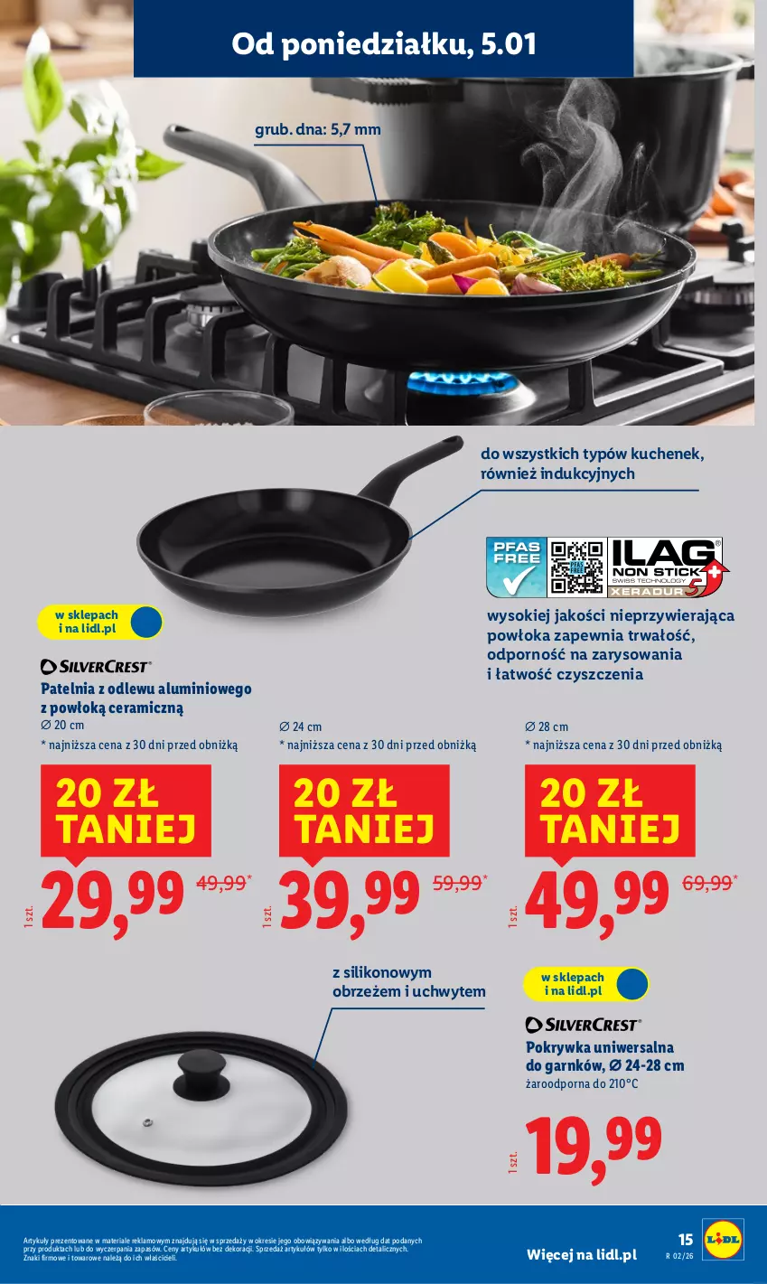 Gazetka promocyjna Lidl - GAZETKA - ważna 05.01 do 10.01.2026 - strona 19 - produkty: Patelnia, Por, Sok