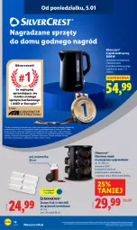 Gazetka promocyjna Lidl - GAZETKA - Gazetka - ważna od 10.01 do 10.01.2026 - strona 18 - produkty: Piec, Silvercrest, Grzejnik, Odkurzacz, Gra, Odkurzacze, Czajnik elektryczny, Czajnik, Stojak, Pojemnik, Przyprawy, Monitor