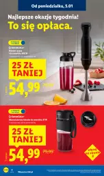 Gazetka promocyjna Lidl - GAZETKA - Gazetka - ważna od 10.01 do 10.01.2026 - strona 2 - produkty: Blender ręczny, Blender, Smoothie, Akumulator