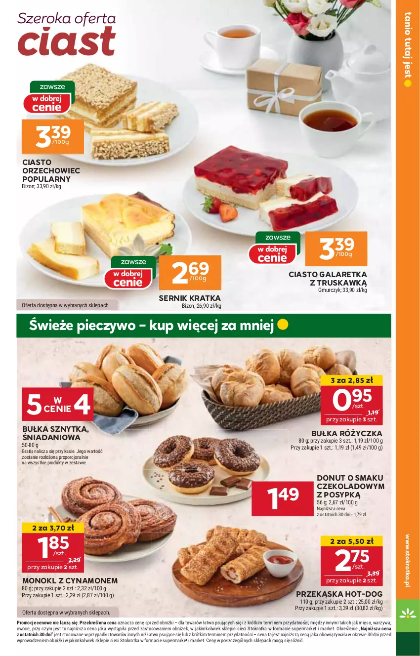 Gazetka promocyjna Stokrotka - Market Opole/Radom - ważna 06.02 do 12.02.2025 - strona 5 - produkty: Bułka, Danio, Donut, Gala, Galaretka, HP, Piec, Pieczywo, Ser