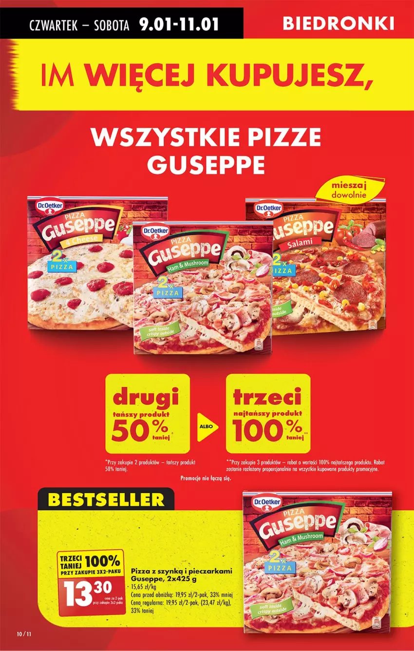 Gazetka promocyjna Biedronka - Od Czwartku - ważna 09.01 do 15.01.2025 - strona 10 - produkty: Piec, Pieczarka, Pizza, Por