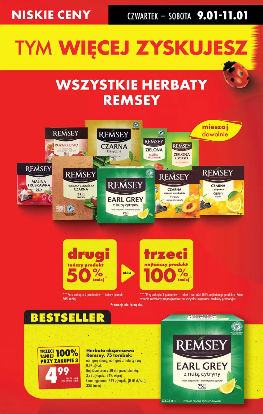 Gazetka promocyjna Biedronka - Od Czwartku - ważna 09.01 do 15.01.2025 - strona 15 - produkty: Cytryny, Earl Grey, Herbata, Maliny, Por, Truskawki