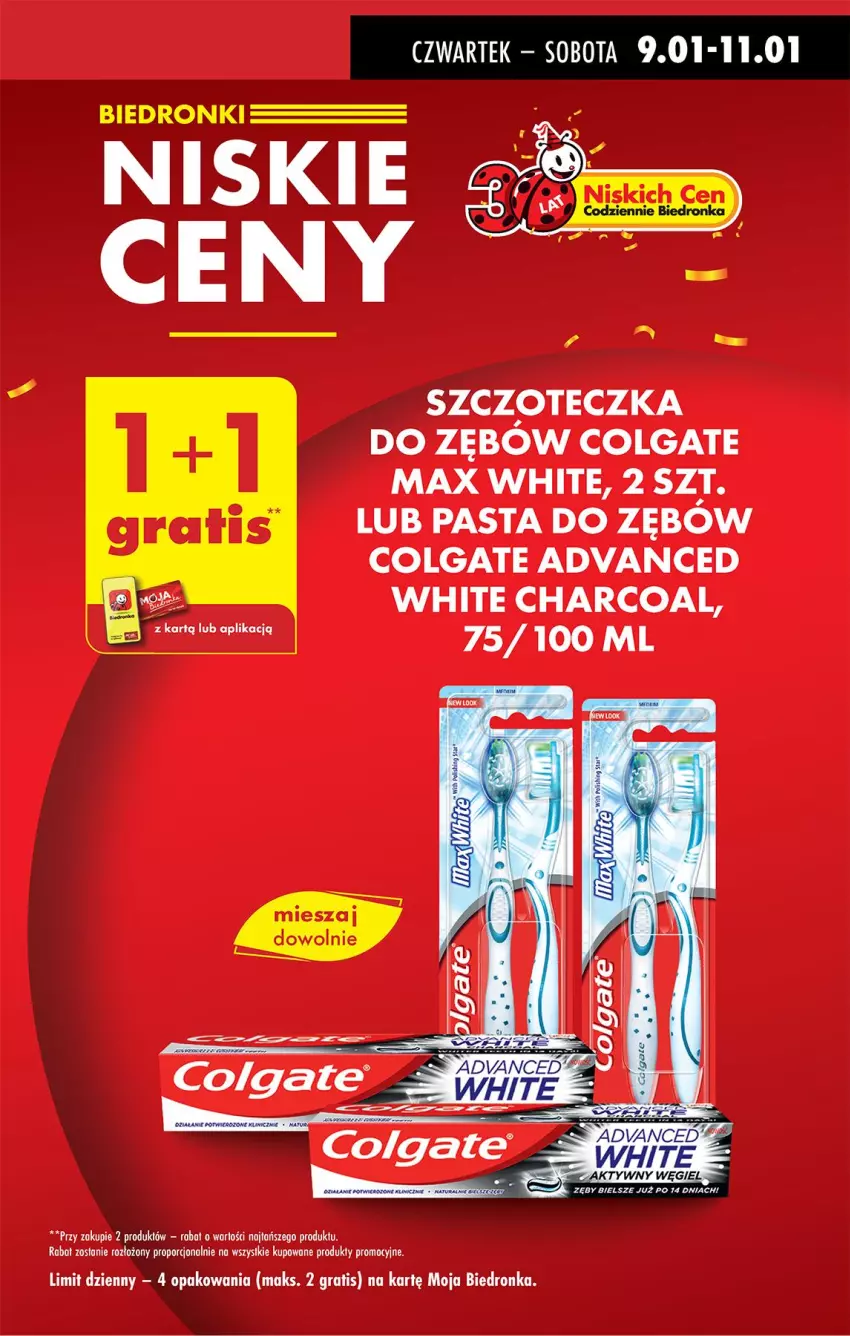 Gazetka promocyjna Biedronka - Od Czwartku - ważna 09.01 do 15.01.2025 - strona 21 - produkty: Colgate, Gra, LG, Pasta do zębów, Por, Robot, Szczoteczka, Szczoteczka do zębów