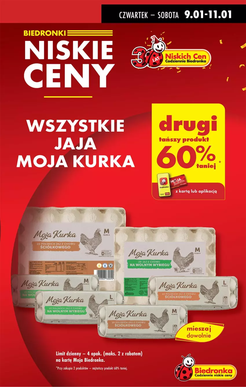 Gazetka promocyjna Biedronka - Od Czwartku - ważna 09.01 do 15.01.2025 - strona 7 - produkty: Jaja