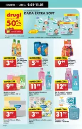 Gazetka promocyjna Biedronka - Od Czwartku - Gazetka - ważna od 15.01 do 15.01.2025 - strona 62 - produkty: Płyn do kąpieli, Mydło w płynie, Sok, Ser, Gra, Gerber, Pieluchy, Serwetki, Tampony, Pudełko, Szampon, Kubuś, Mydło, Woda, O.B., Fa