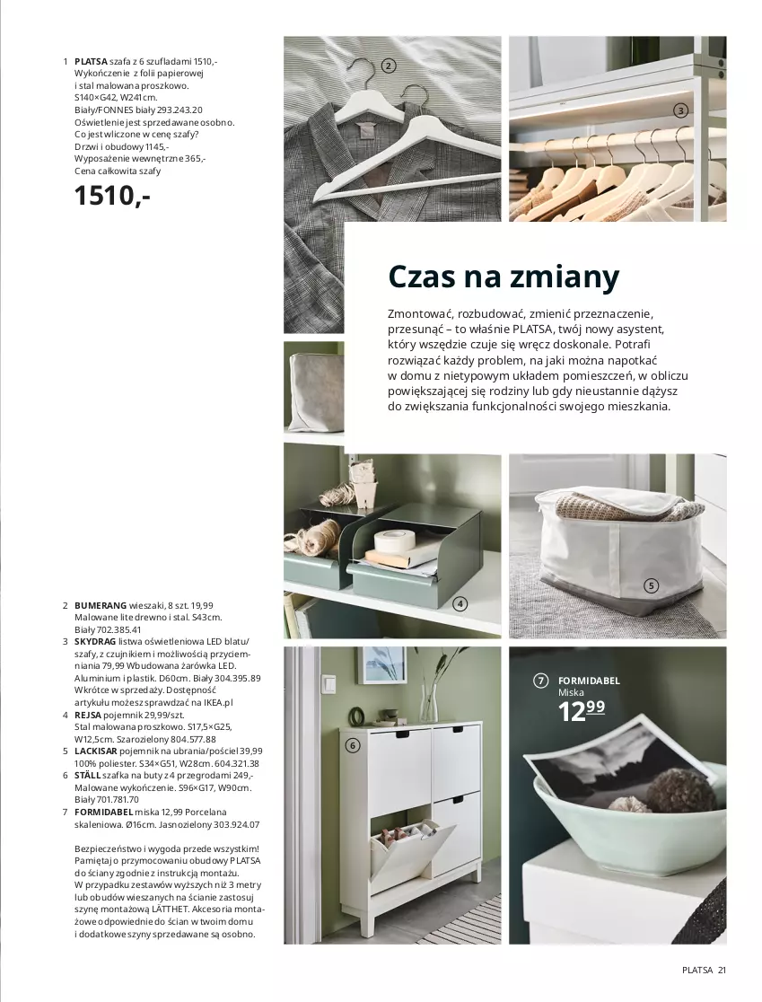 Gazetka promocyjna Ikea - Szafy - ważna 01.01 do 31.07.2021 - strona 21