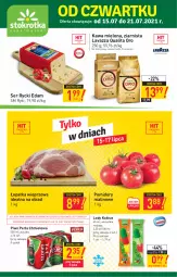 Gazetka promocyjna Stokrotka - Supermarket - Gazetka - ważna od 21.07 do 21.07.2021 - strona 1 - produkty: Piwa, Piwo, Rycki Edam, Ser, Gra, Kaktus, Kawa mielona, Kawa, Lody, Perła, Edam, Lavazza, Pomidory
