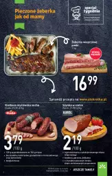 Gazetka promocyjna Stokrotka - Supermarket - Gazetka - ważna od 21.07 do 21.07.2021 - strona 6 - produkty: Duda, Szynka, Kiełbasa