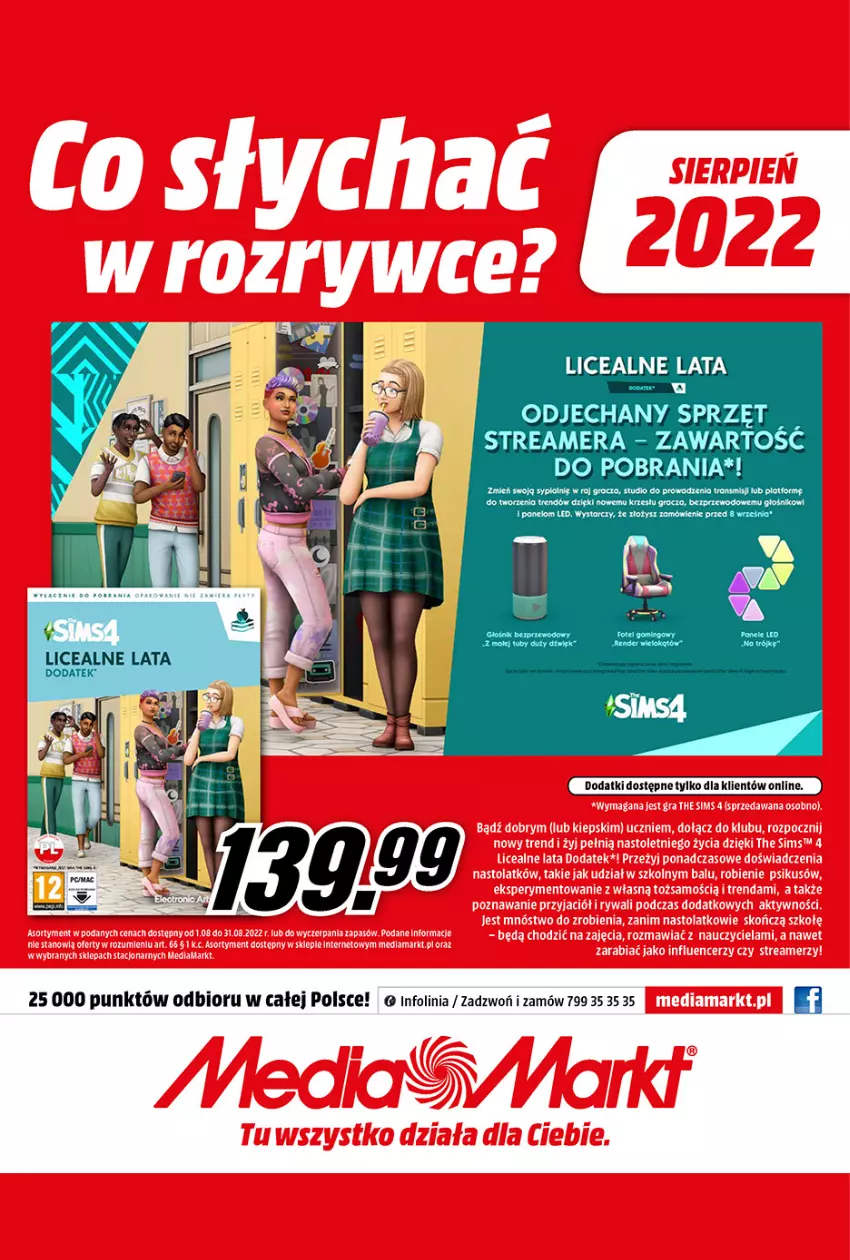 Gazetka promocyjna Media Markt - Gazetka Media Markt - ważna 04.08 do 31.08.2022 - strona 16 - produkty: Gra, Tran