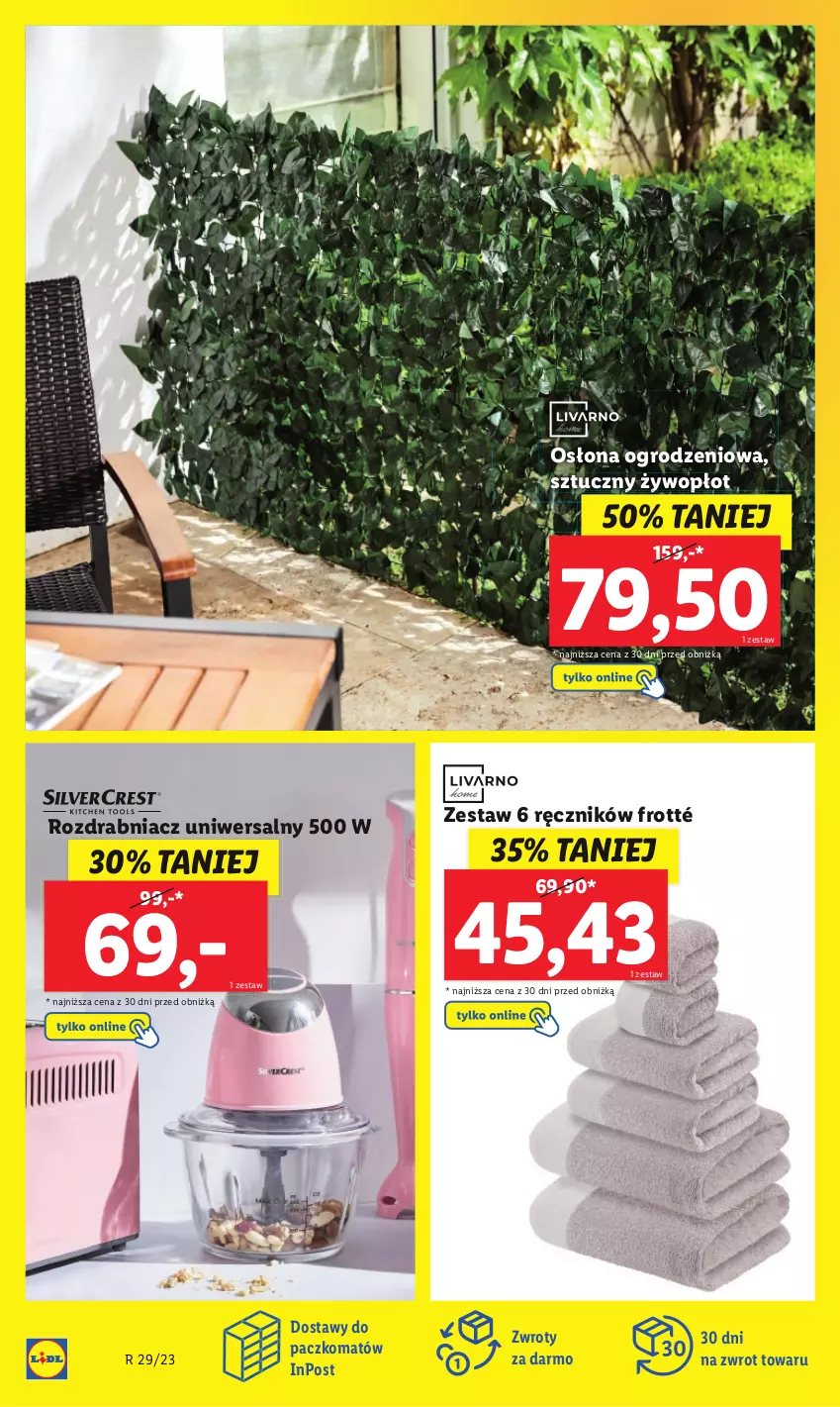 Gazetka promocyjna Lidl - GAZETKA - ważna 17.07 do 22.07.2023 - strona 28 - produkty: Ręcznik, Rozdrabniacz