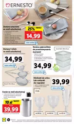 Gazetka promocyjna Lidl - GAZETKA - Gazetka - ważna od 22.07 do 22.07.2023 - strona 18 - produkty: Por, Noż, Pojemnik, Sałat, Zestaw sztućców, Lanki, Fa