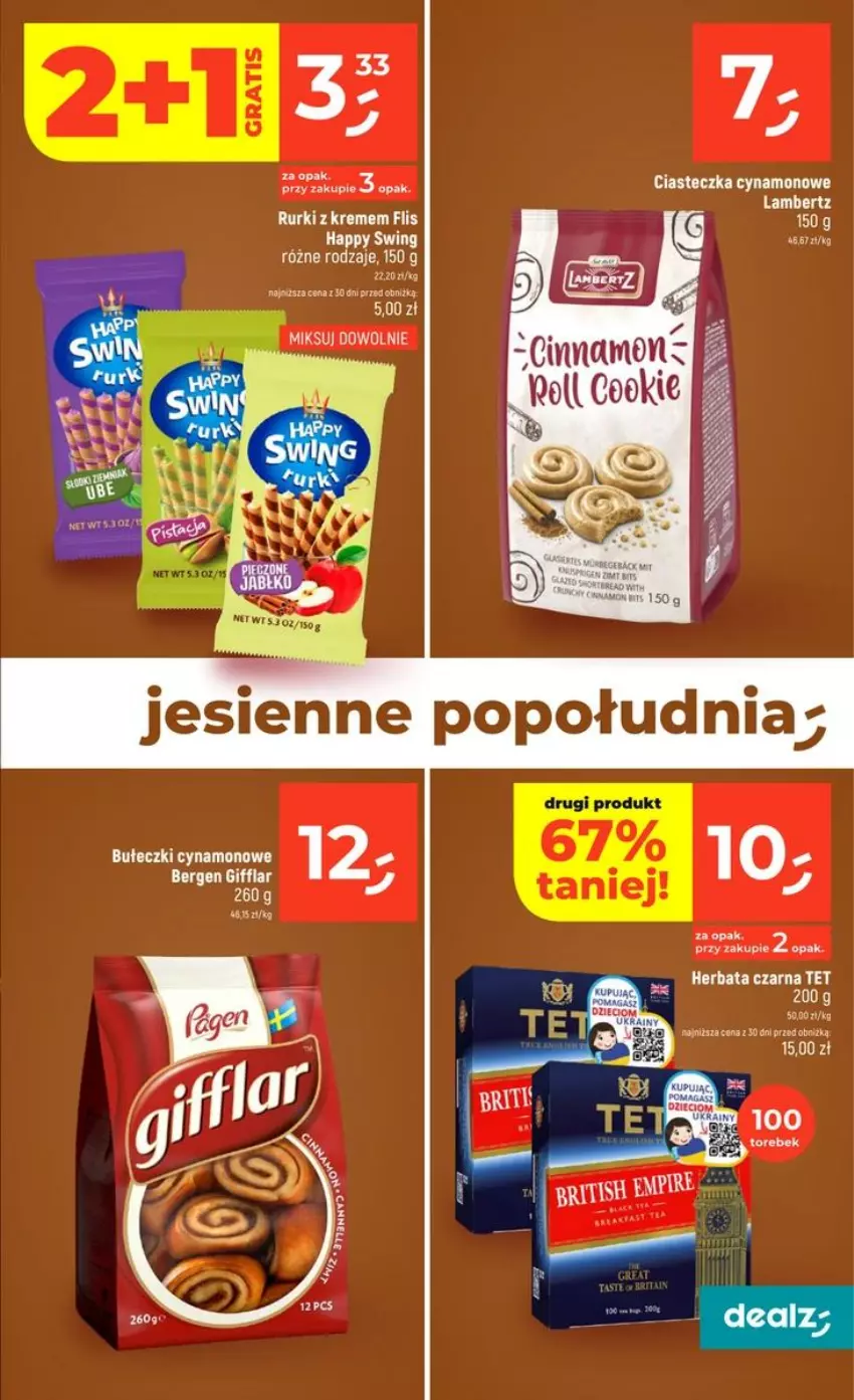 Gazetka promocyjna Dealz - NOWA GAZETKA - ważna 17.09 do 23.09.2026 - strona 21 - produkty: Fa, Herbata, Herbata czarna, Rurki
