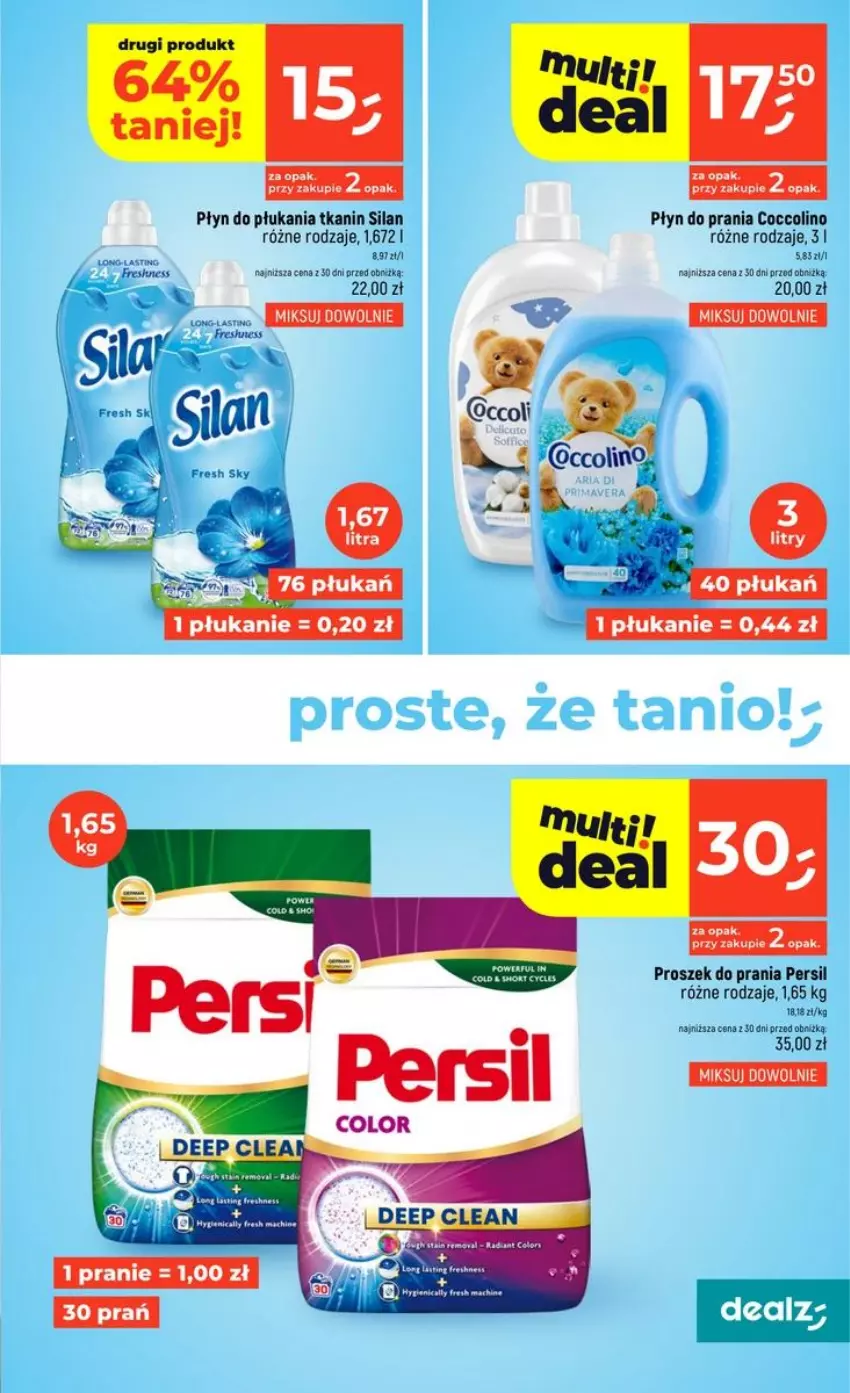 Gazetka promocyjna Dealz - NOWA GAZETKA - ważna 17.09 do 23.09.2026 - strona 33 - produkty: Coccolino, Fa, Persil, Płyn do płukania, Płyn do prania, Proszek do prania, Ser, Silan