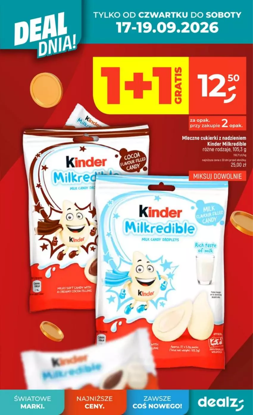 Gazetka promocyjna Dealz - NOWA GAZETKA - ważna 17.09 do 23.09.2026 - strona 7 - produkty: Kinder