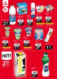 Gazetka promocyjna Selgros - Oferta spożywcza - Gazetka - ważna od 16.02 do 16.02.2022 - strona 8 - produkty: Jogurt naturalny, Bell, Jogurt, Actimel, Activia, Mleko zagęszczone, Danio, Bella, Mleczna kanapka, Jogobella, Monte, Mleko