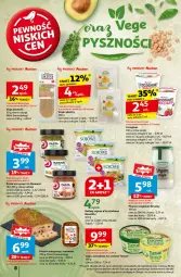 Gazetka promocyjna Auchan - Pewność Niskich Cen Supermarket - Gazetka - ważna od 25.09 do 25.09.2024 - strona 10 - produkty: Majonez, Hummus, Mus, Anew, Pasztet, Pasta warzywna, Tarta, Plasterki, Kotlet, Vegeta, Tartare