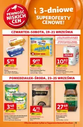 Gazetka promocyjna Auchan - Pewność Niskich Cen Supermarket - Gazetka - ważna od 25.09 do 25.09.2024 - strona 5 - produkty: Piwo, Kawa rozpuszczalna, Ser, Por, Bursztyn, Papier, Kawa, Papier toaletowy, Perła, Rolki, Dzieci, Foxy, Jacobs, Groszek, Kukurydza