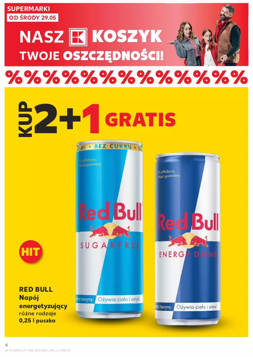 Gazetka promocyjna Kaufland - Gazetka tygodnia - ważna 29.05 do 05.06.2024 - strona 4 - produkty: Gra, Kosz, Napój, Red Bull