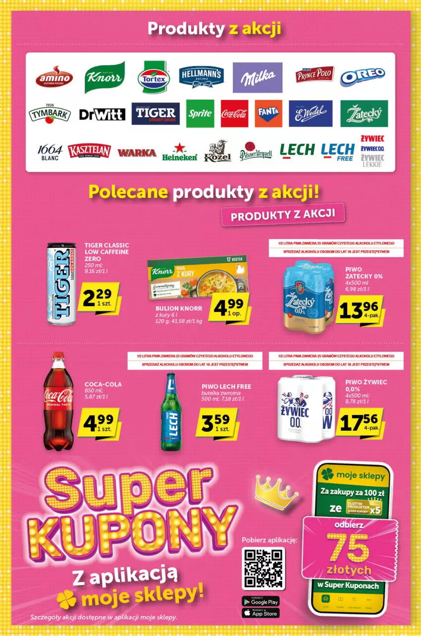 Gazetka promocyjna ABC - ważna 31.10 do 12.11.2024 - strona 5 - produkty: Bulion, Coca-Cola, Knorr, Lion, Piwo, Tiger