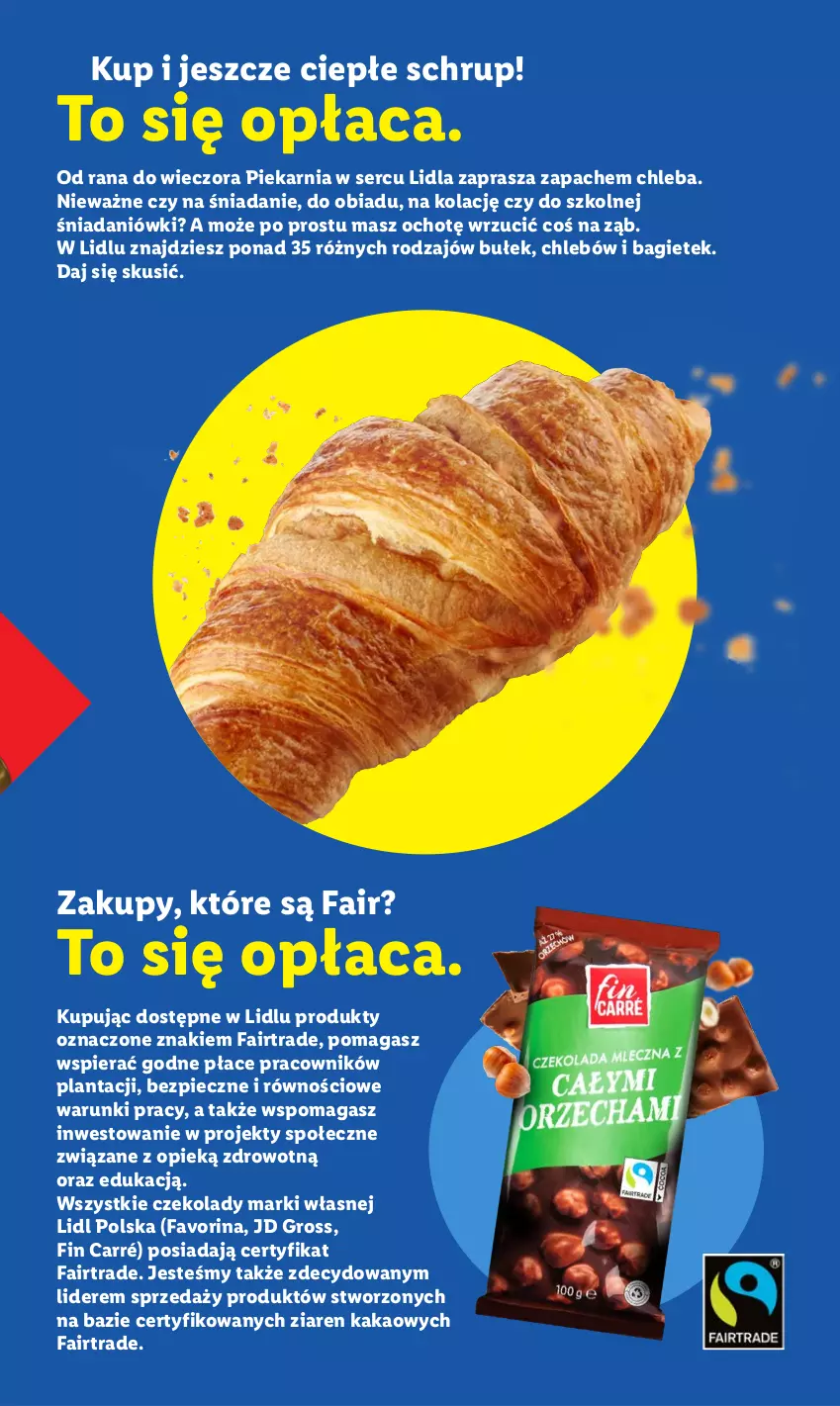 Gazetka promocyjna Lidl - Każdego dnia nowe okazje. - ważna 22.09 do 27.09.2025 - strona 3 - produkty: Chleb, Fa, Kakao, Piec, Ser