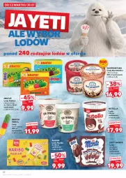 Gazetka promocyjna Kaufland - Gazetka tygodnia - Gazetka - ważna od 05.08 do 05.08.2026 - strona 26 - produkty: Nutella, Zott, Kaktus, Lody, Algida, Haribo, Nestlé, Monte, LG