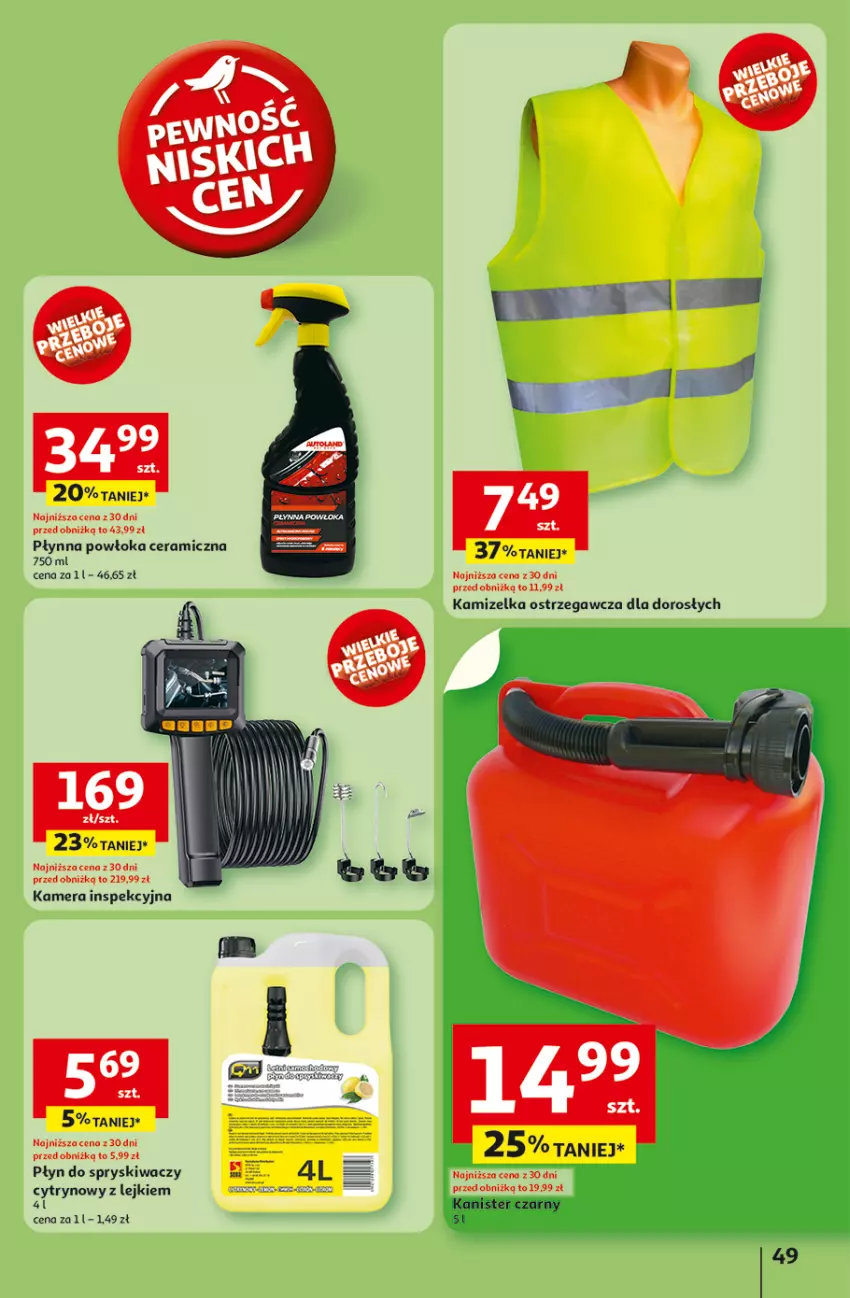 Gazetka promocyjna Auchan - ROZKRĘCAMY LATO Hipermarket - ważna 26.06 do 02.07.2025 - strona 51 - produkty: Kamera, Kamizelka, Płyn do spryskiwaczy
