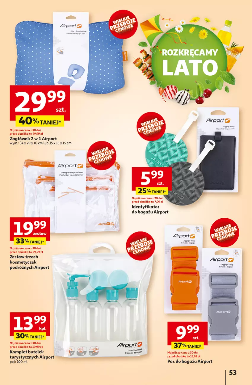 Gazetka promocyjna Auchan - ROZKRĘCAMY LATO Hipermarket - ważna 26.06 do 02.07.2025 - strona 55 - produkty: O Bag, Por, Tran, Zagłówek