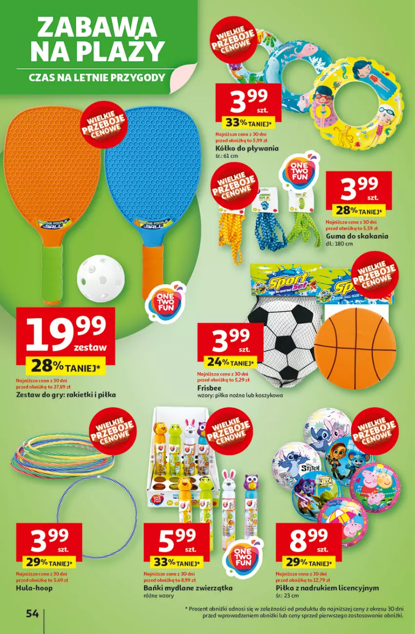 Gazetka promocyjna Auchan - ROZKRĘCAMY LATO Hipermarket - ważna 26.06 do 02.07.2025 - strona 56 - produkty: Dada, Gry, Hoop, Kosz, Noż, Piłka nożna