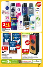 Gazetka promocyjna Auchan - ROZKRĘCAMY LATO Hipermarket - Gazetka - ważna od 02.07 do 02.07.2025 - strona 3 - produkty: Brit, Głośnik, Dezodorant, Mikrofon, Power audio, Tran, Dove, Antyperspirant, Nivea, Akumulator, Butcher's, Fa
