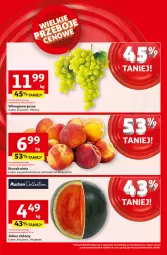 Gazetka promocyjna Auchan - ROZKRĘCAMY LATO Hipermarket - Gazetka - ważna od 02.07 do 02.07.2025 - strona 6 - produkty: Winogrona, Brzoskwinie, Arbuz, Wino