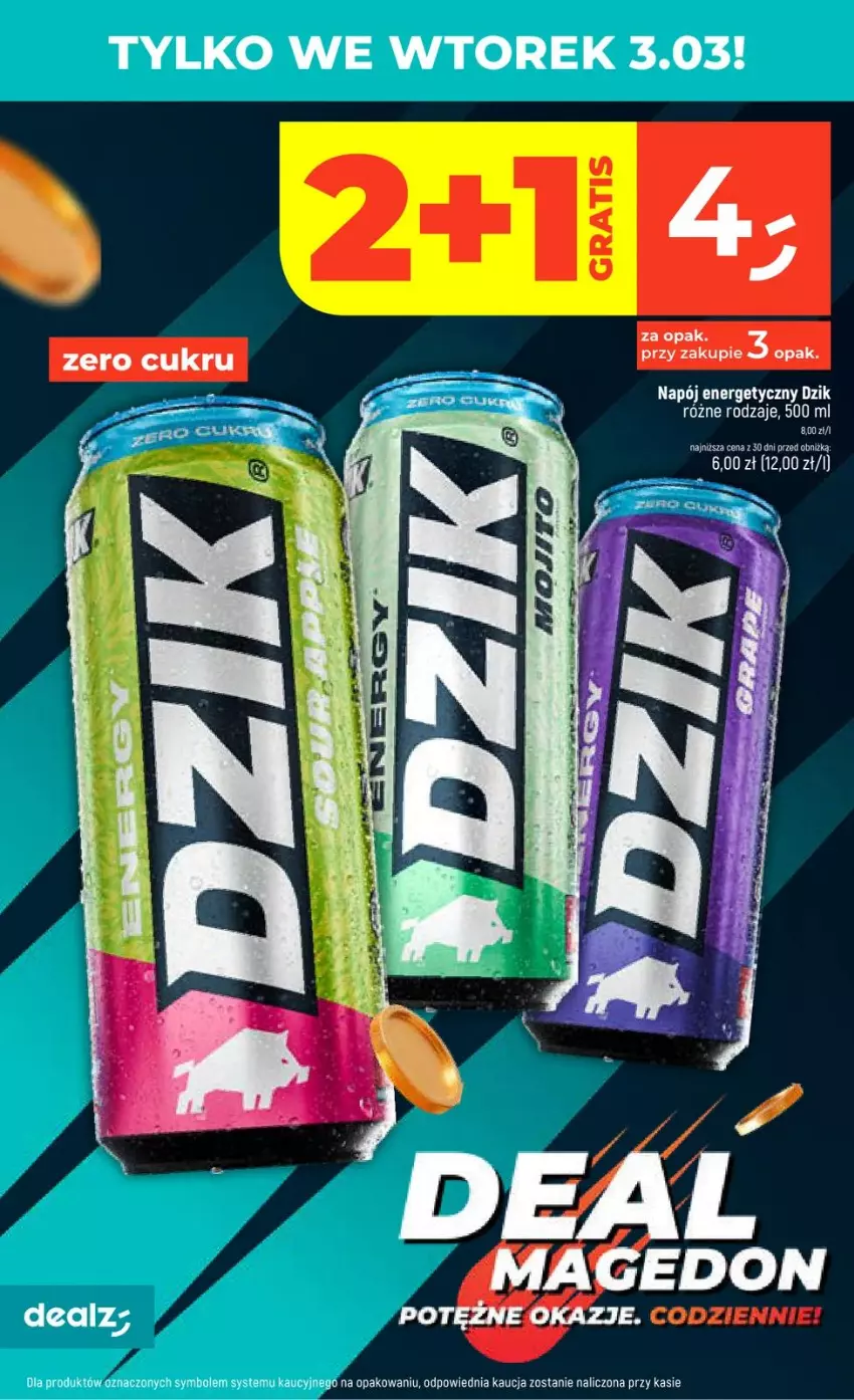 Gazetka promocyjna Dealz - NOWA GAZETKA - ważna 26.02 do 04.03.2026 - strona 8 - produkty: Napój, Napój energetyczny