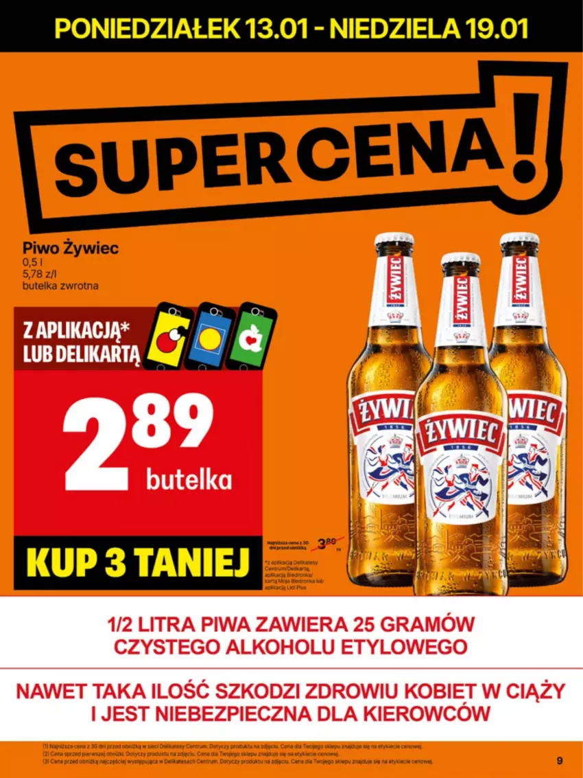 Gazetka promocyjna Delikatesy Centrum - NOWA GAZETKA Delikatesy Centrum od 13 stycznia! 13-19.01.2025 - ważna 13.01 do 19.01.2025 - strona 9 - produkty: Gra, Piec, Piwa, Piwo