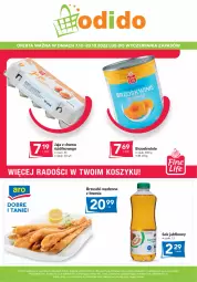Gazetka promocyjna Odido - Super Oferty! - Gazetka - ważna od 20.10 do 20.10.2022 - strona 1 - produkty: Sos, Sok, Jaja, Sok jabłkowy, Brzoskwinie
