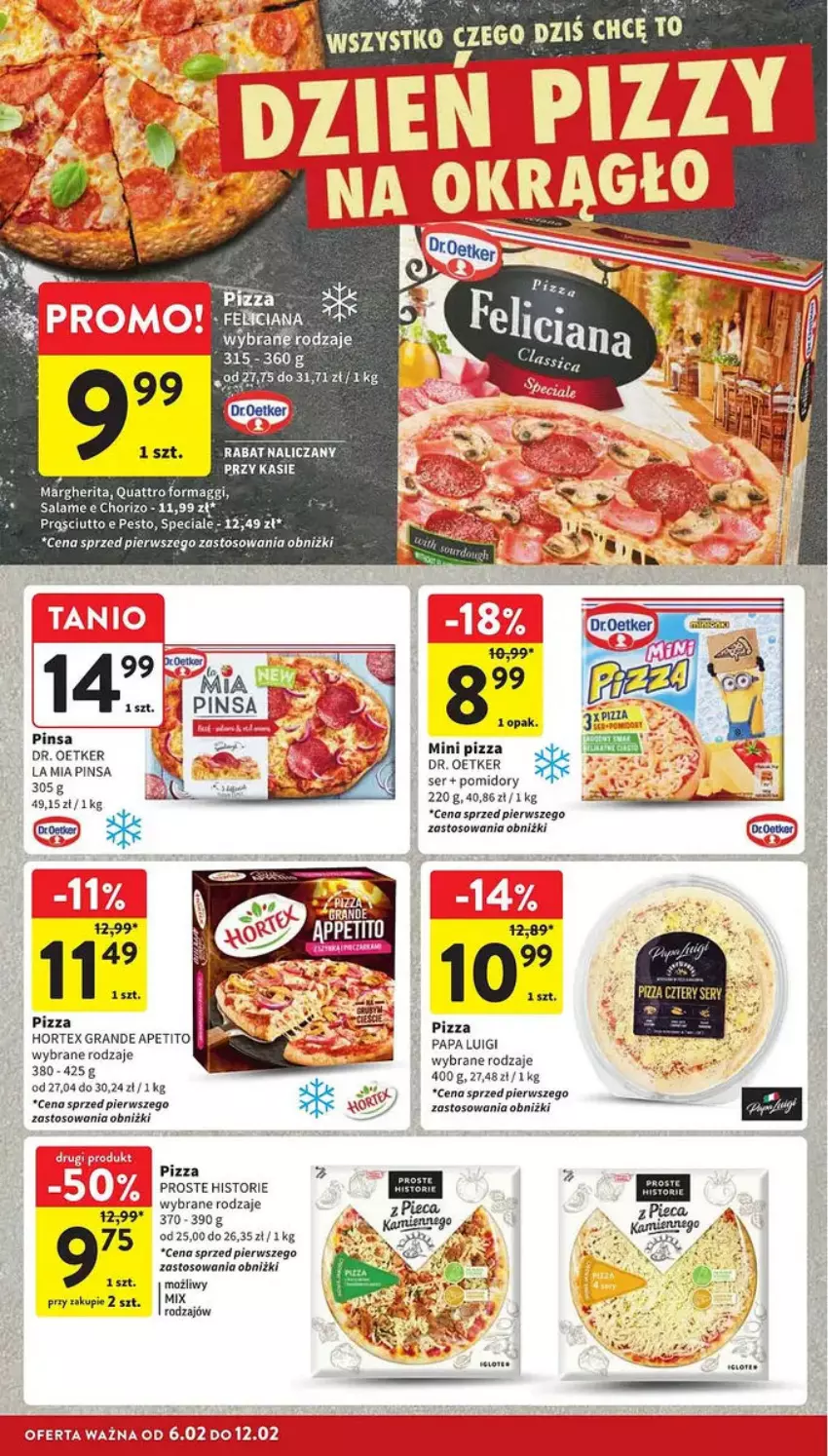 Gazetka promocyjna Intermarche - ważna 06.02 do 12.02.2025 - strona 17 - produkty: Dr. Oetker, Fa, Gra, Hortex, Pesto, Pizza, Pomidory, Ser