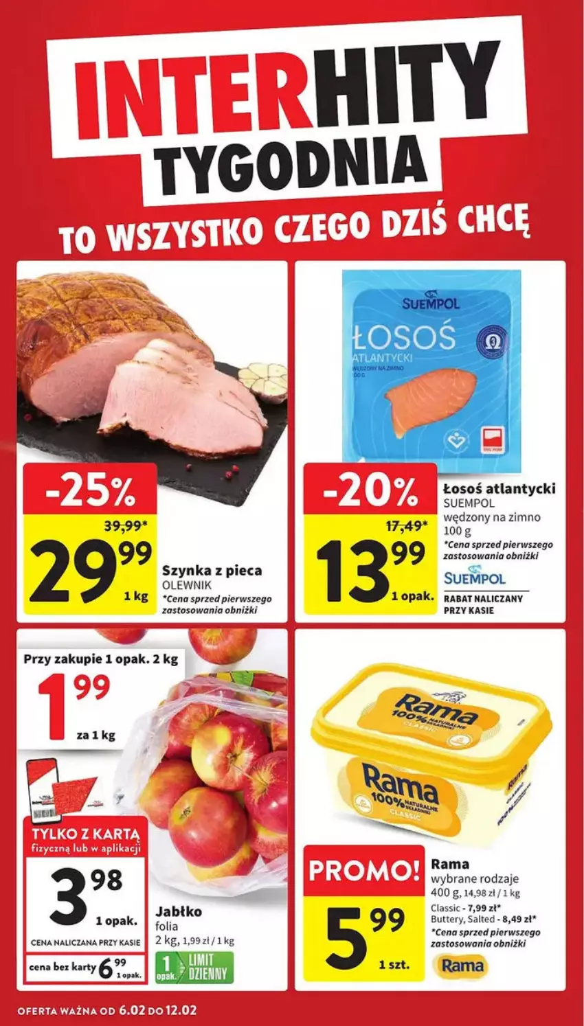 Gazetka promocyjna Intermarche - ważna 06.02 do 12.02.2025 - strona 33 - produkty: Ariel, Olewnik, Piec, Rama, Suempol, Szynka