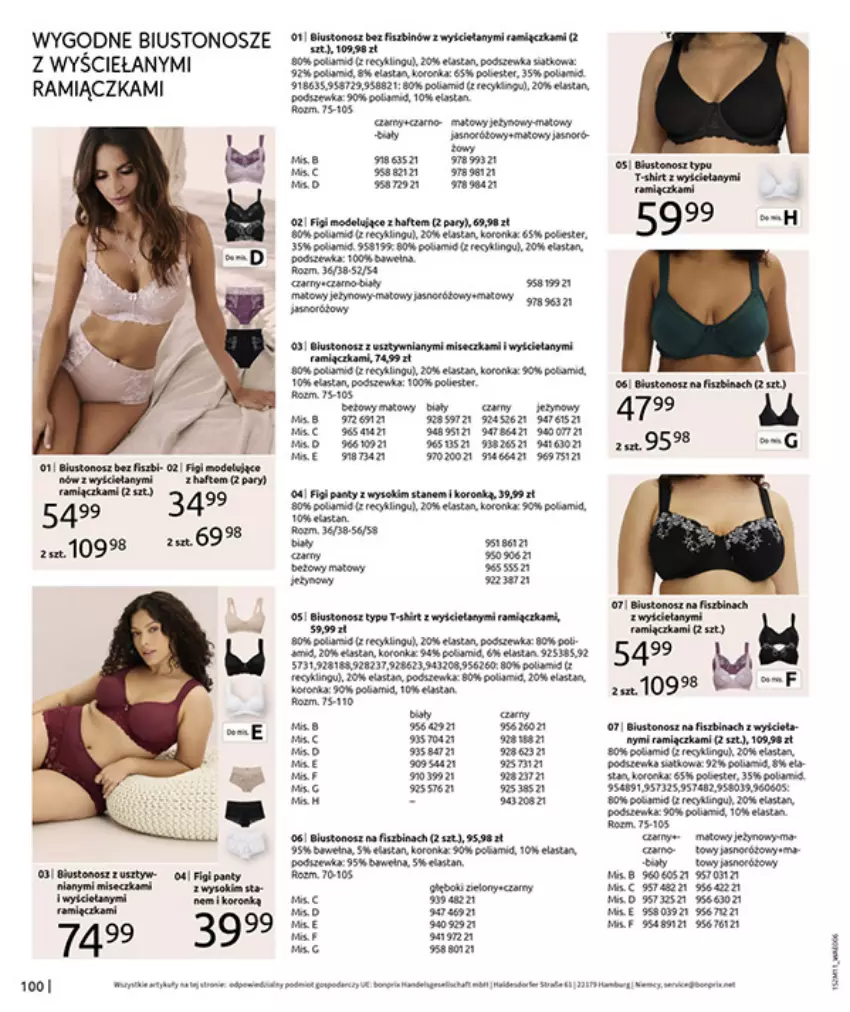 Gazetka promocyjna Bonprix - NA LISTĘ ŻYCZEŃ - ważna 16.12.2025 do 26.01.2026 - strona 102 - produkty: Biustonosz, Fa, Figi, LANA, Por, Sok