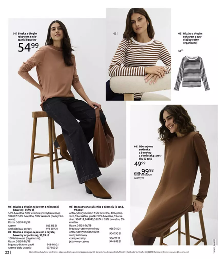 Gazetka promocyjna Bonprix - NA LISTĘ ŻYCZEŃ - ważna 16.12.2025 do 26.01.2026 - strona 24 - produkty: Biurka, Fa, Parka, Sos, Sukienka, Wełna