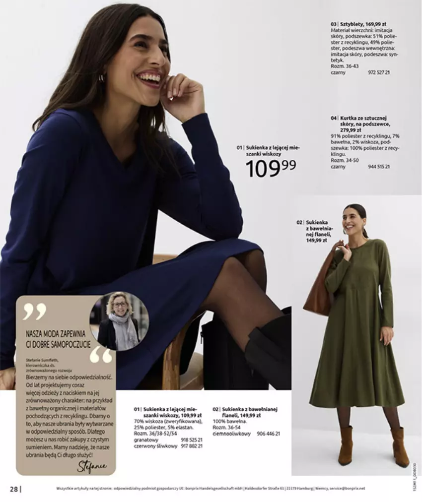 Gazetka promocyjna Bonprix - NA LISTĘ ŻYCZEŃ - ważna 16.12.2025 do 26.01.2026 - strona 30 - produkty: Fa, Gra, HP, Mop, Por, Sukienka, Wełna