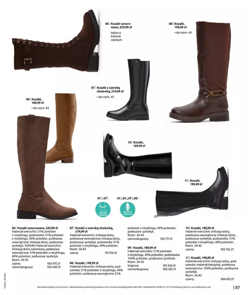 Gazetka promocyjna Bonprix - NA LISTĘ ŻYCZEŃ - ważna 16.12.2025 do 26.01.2026 - strona 89 - produkty: Brit, Fa, Gra, Gry, Kozaki, LG, Mop, Odol, Por, Rama, Ser, Tera