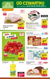 Gazetka promocyjna Stokrotka - Market - Gazetka - ważna od 28.09 do 28.09.2022 - strona 1 - produkty: Kurczak, Kujawski, Rum, Gin, Papier, Papryka czerwona, Papryka, Papier toaletowy, Duda, Dr. Oetker, Szynka, Pizza, Masło, Olej