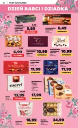 Gazetka promocyjna Netto - Gazetka spożywcza - Gazetka - ważna od 22.01 do 22.01.2022 - strona 8 - produkty: Bell, Praliny, Kret, Raffaello, Wawel, Toffifee, Ferrero, Bella, Merci, Fa
