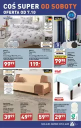 Gazetka promocyjna Aldi - Gazetka - ważna od 07.10 do 07.10.2023 - strona 36 - produkty: Por, Pościel, Poszewka, Wełna, Narzuta, Fotel, Obrus, Fa