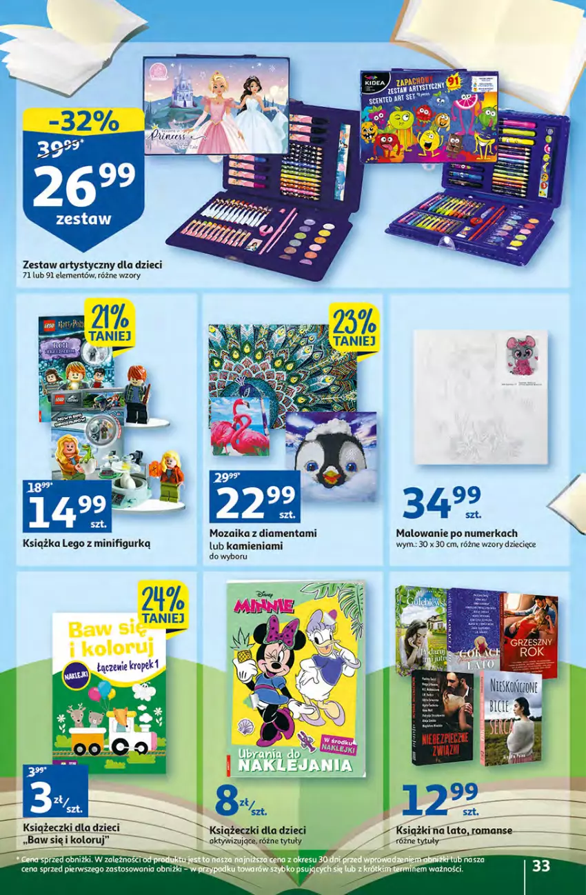 Gazetka promocyjna Auchan - Gazetka Sezon na urlop Hipermarket Auchan - ważna 22.06 do 28.06.2023 - strona 33 - produkty: Dzieci, Książka, LEGO