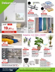 Gazetka promocyjna Leroy Merlin - Nowe Drzwi - Gazetka - ważna od 08.02 do 08.02.2022 - strona 10 - produkty: Sos, Pur, Hiacynt, Huśtawka, Kosz, Poszewka, Tera, Zasłona, Karnisz, Półka, Narzuta, Roleta, Paleta, Dywan, Osłonka