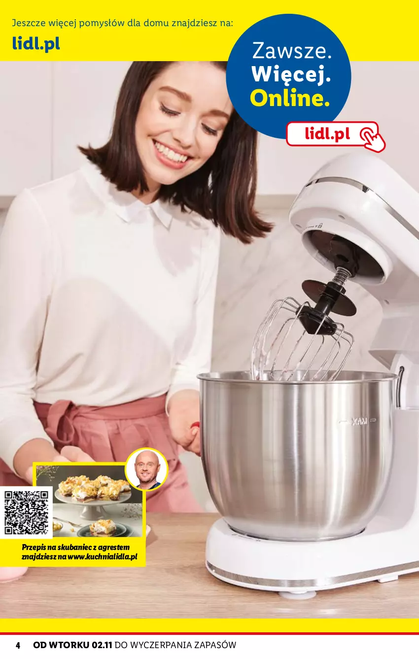 Gazetka promocyjna Lidl - KATALOG SKLEPU ONLINE DOM I KUCHNIA - ważna 02.11 do 28.11.2021 - strona 4 - produkty: Gres, Kuchnia